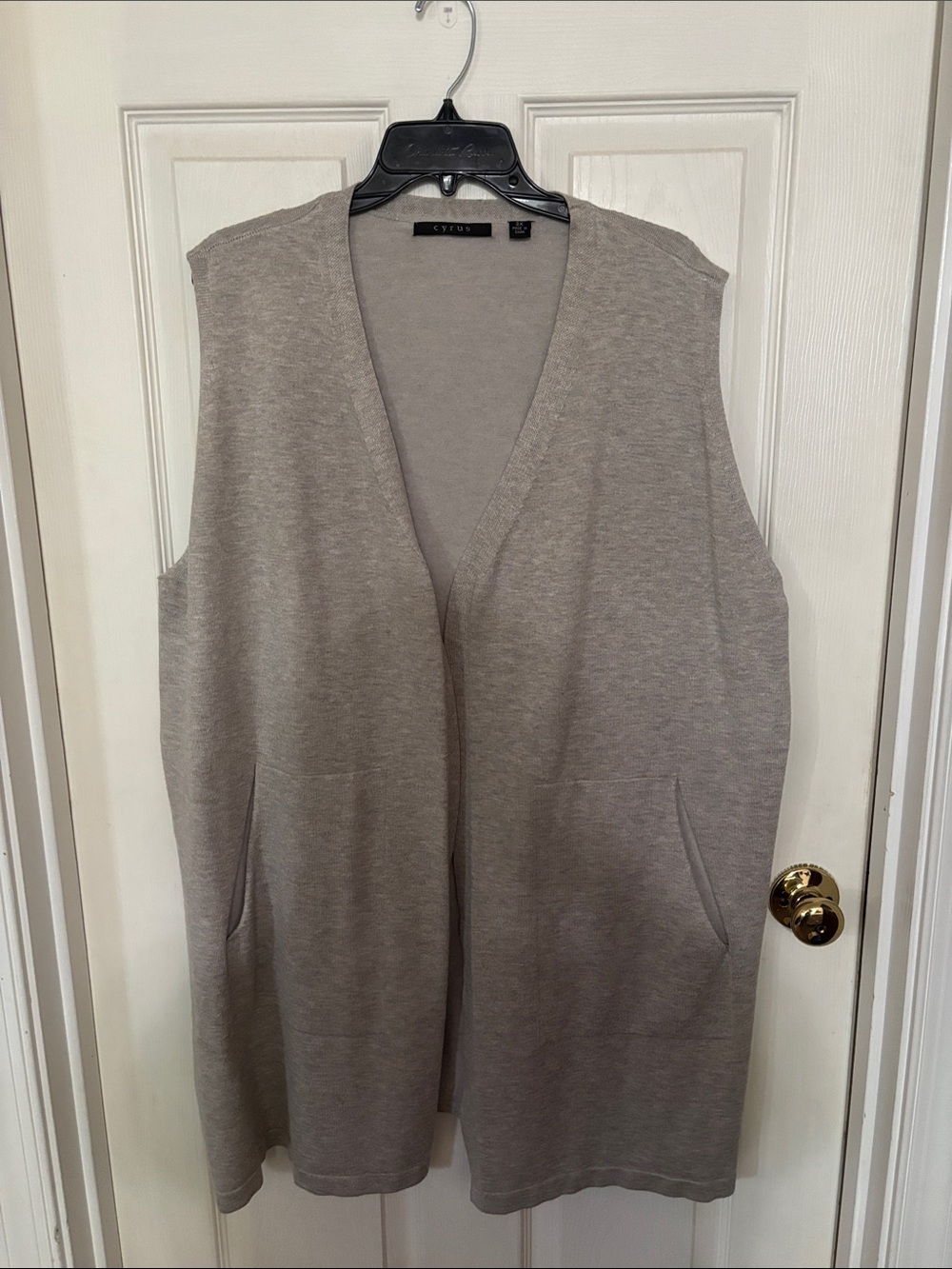 Cyrus Heather Gray Sweater Vest!